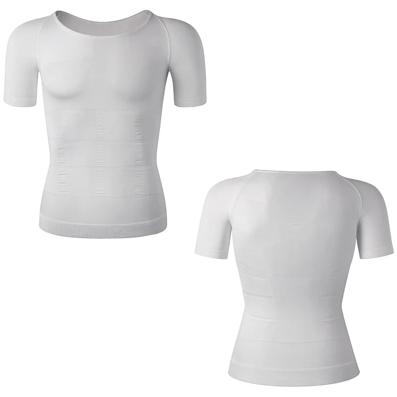 Men Body Shaper Abdomen Slimming Shapewear Male Modeling Belt Belly Shaping Corset Gynecomastia Compression Shirts Faja Hombre
